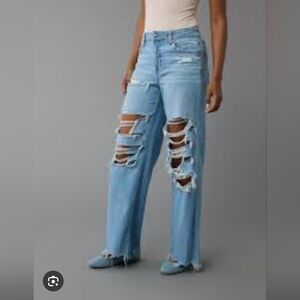 CELLO WOMEN'S SUPER HIGH DISTRESSED DADS JEANS SIZE 28 NWT